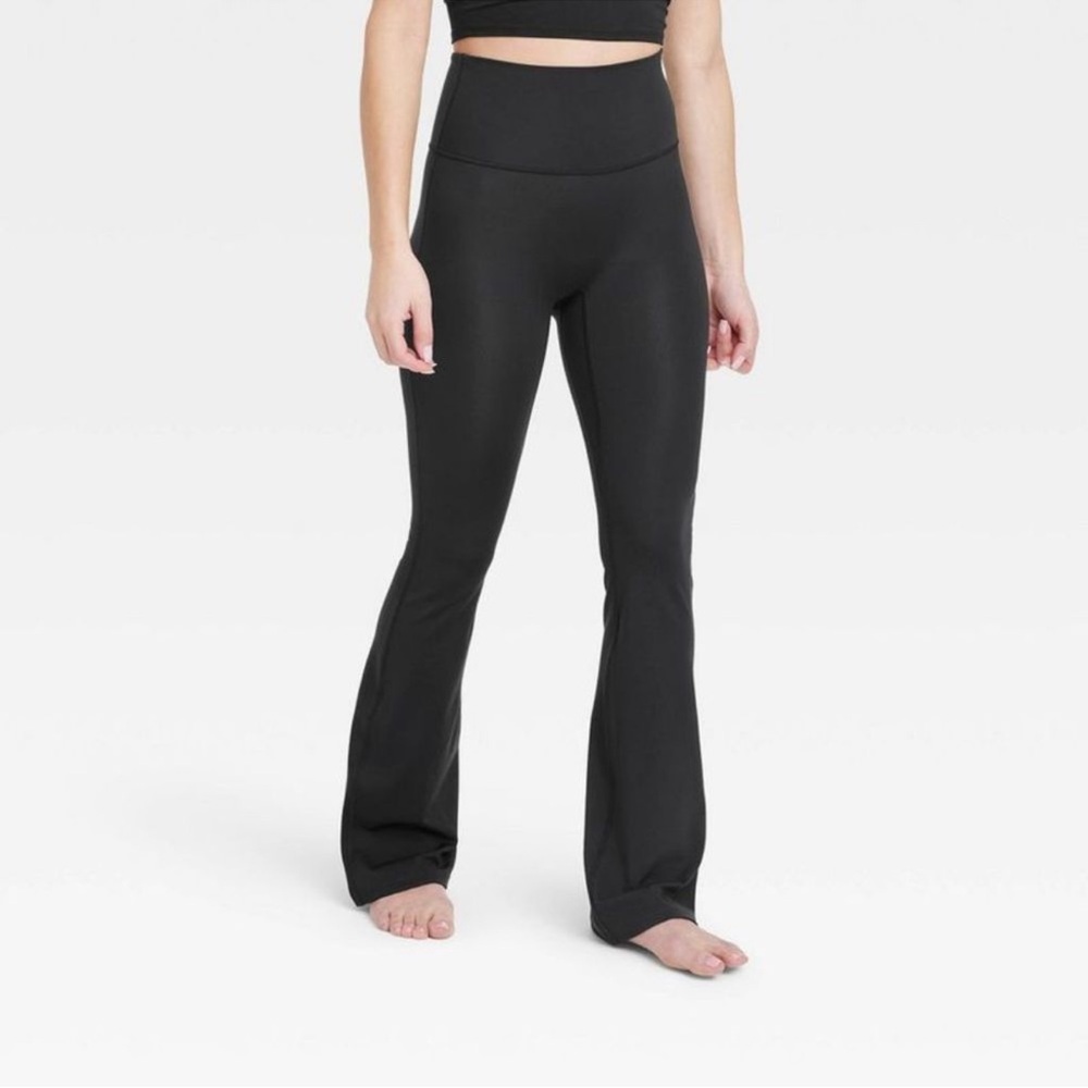 all in motion Black High-Rise Boot-Cut Yoga Pants